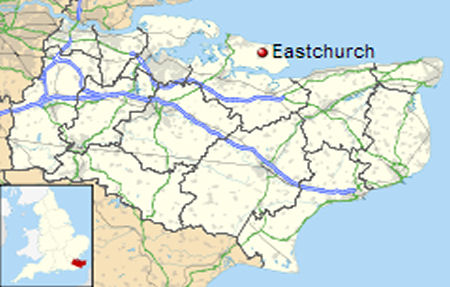 Eastchurch map