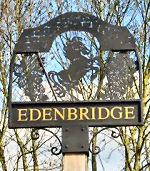Edenbridge Boundary Sign