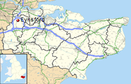 Eynsford map