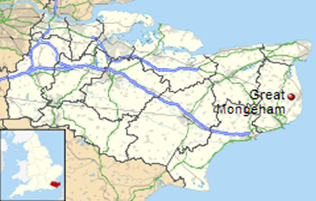 Great Mongeham map