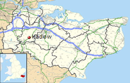 Hadlow map