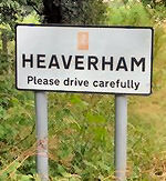 Heaverham sign