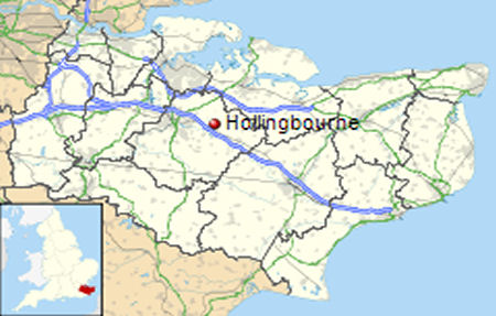 Hollingbourne map