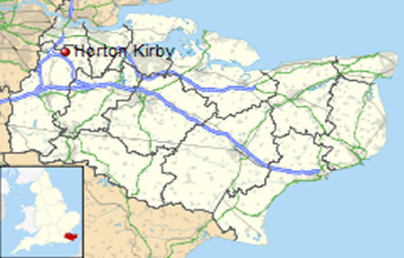 Horton Kirby map