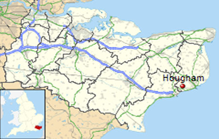 Hougham map