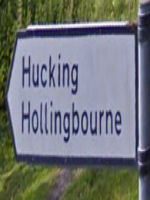 Hucking sign