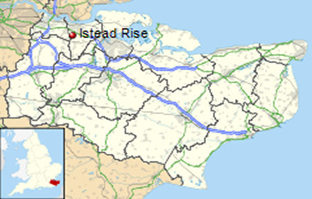 Istead Rise map