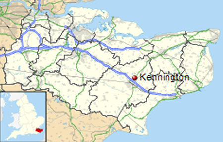 Kennington map