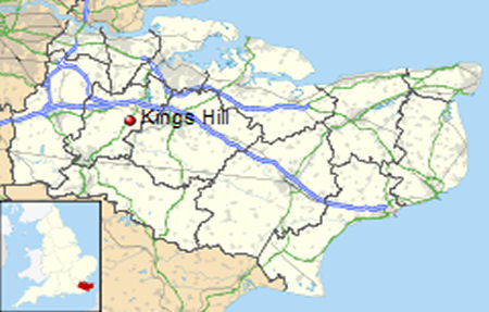 King's Hill map