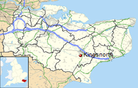 Kingsnorth map