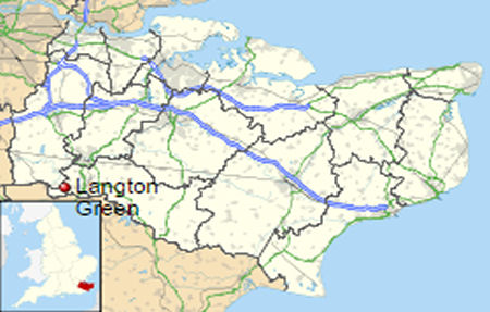Langton Green map