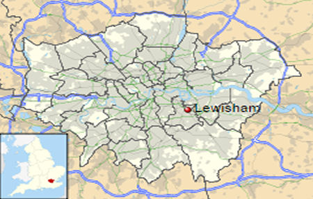 Lewisham map