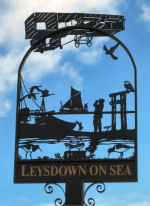 Leysdown on Sea sign