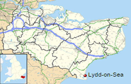 Lydd-on-Sea map