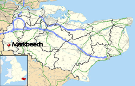 Markbeech map