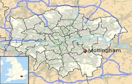 Mottingham map