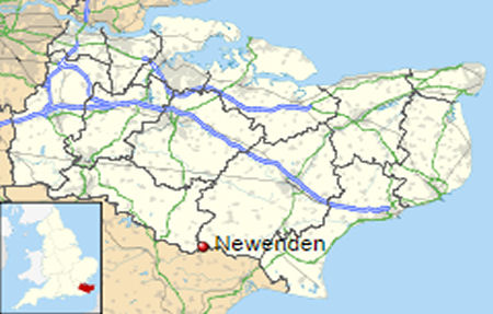 Newenden map