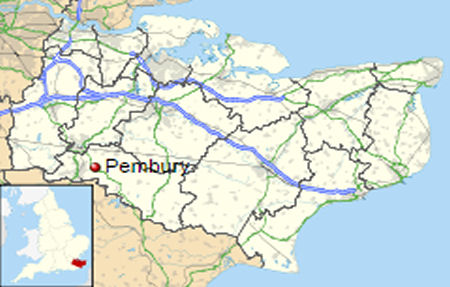Pembury map