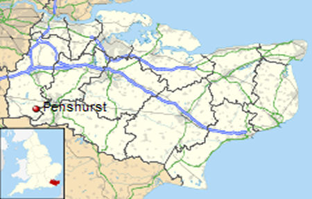 Penshurst map