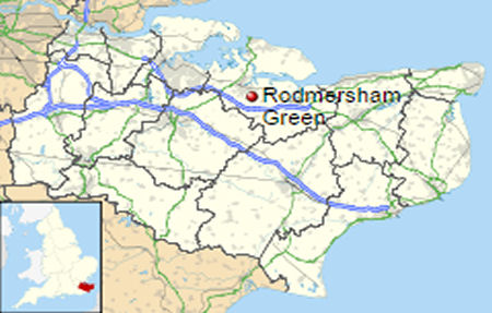 Rodmersham Green map