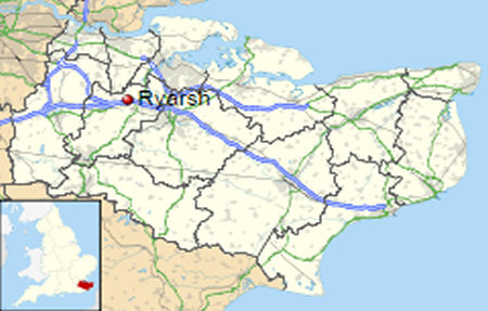 Ryarsh map