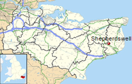 Shepherdswell map