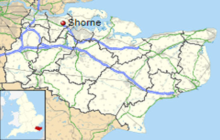 Shorne map