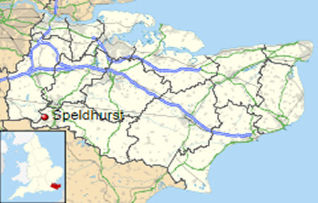 Speldhurst map