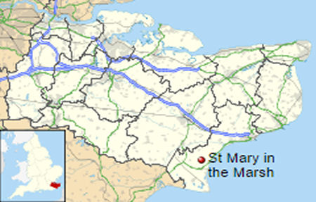 St Mary in the Marsh map