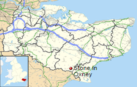 Stone in Oxney map