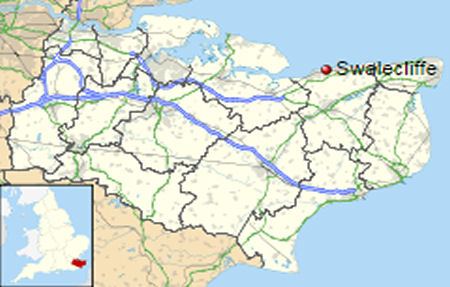 Swalecliffe map