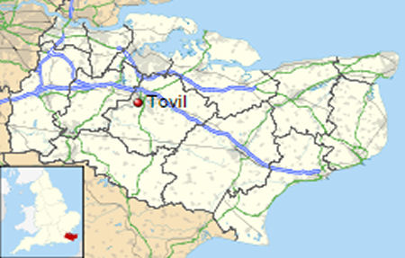 Tovil map