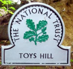 Toys Hill sign
