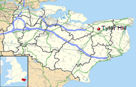 Tyler Hill map