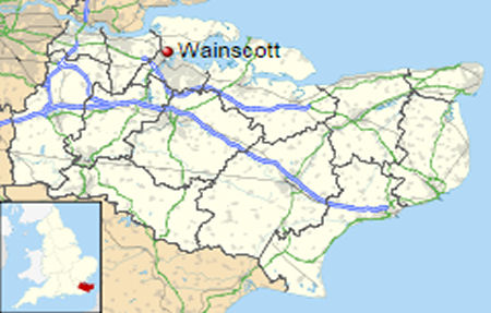 Wainscott map