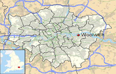 Woolwich map