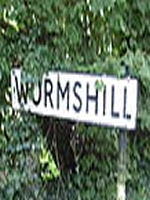 Wormshill sign