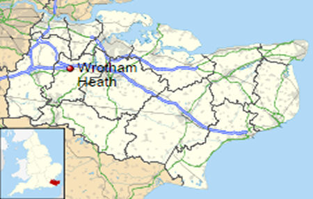 Wrotham Heath map