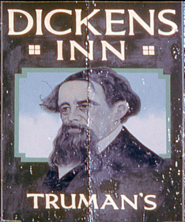 Dicken's Inn sign 1964
