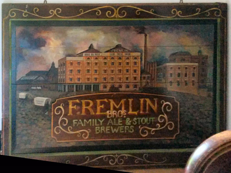 Fremlins picture in frame