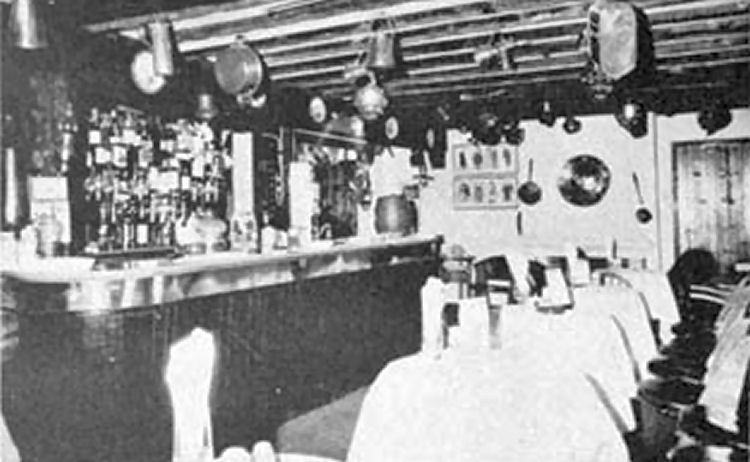 Jolly Miller's bar 1968