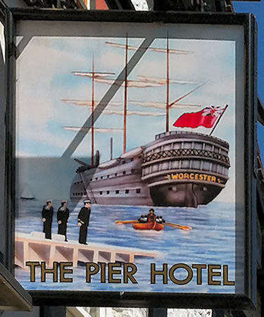 Pier Hotel sign 2015