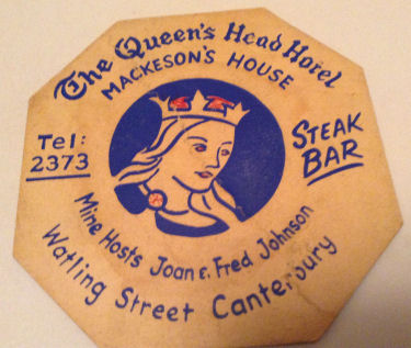 Queen's Head beermat