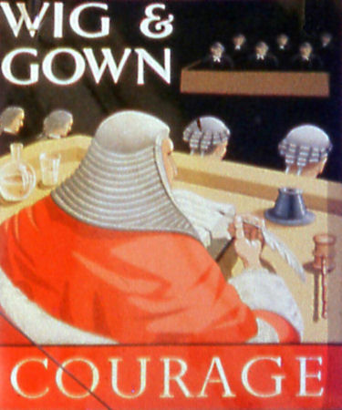 Wig and Gown sign 1964