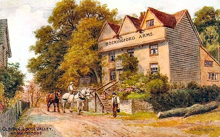 Bockingham Arms postcard