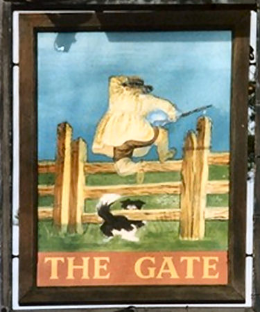 Gate sign