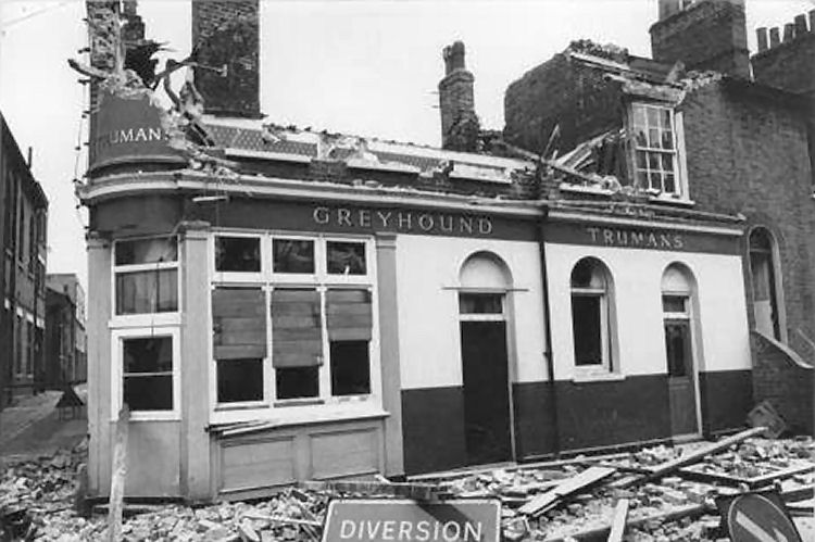 Greyhound demolition 1971