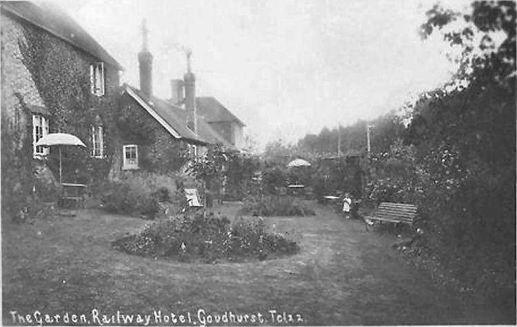 Railway Hotel gardens 1925