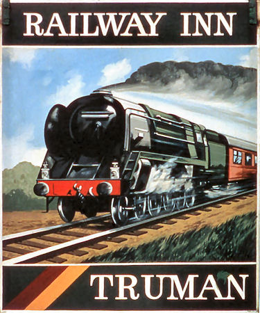 Railway Inn sign 1995