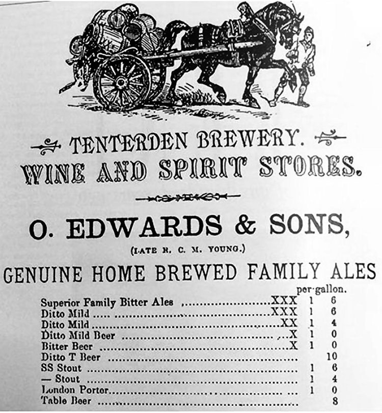 Tenterden Brewery advert